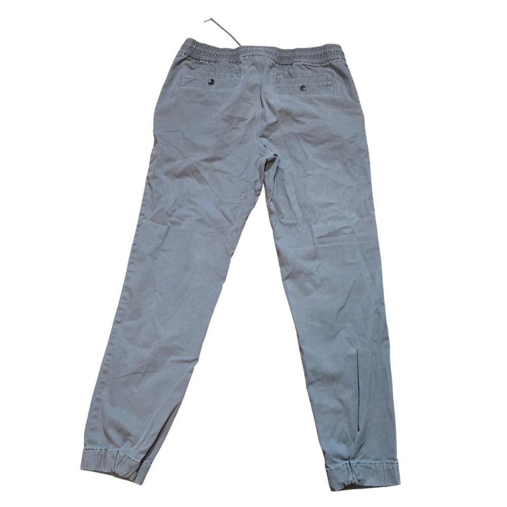 Banana Republic Aiden Fit Jogger Pants Mens 35x34 Grey Cotton Stretch Drawstring